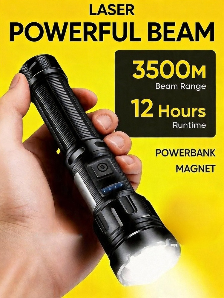 Laser Handheld Flashlight Rech - Outdoor Power Inc reseña y precio