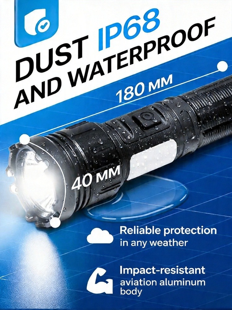 Laser Handheld Flashlight Rech - Outdoor Power Inc reseña y precio