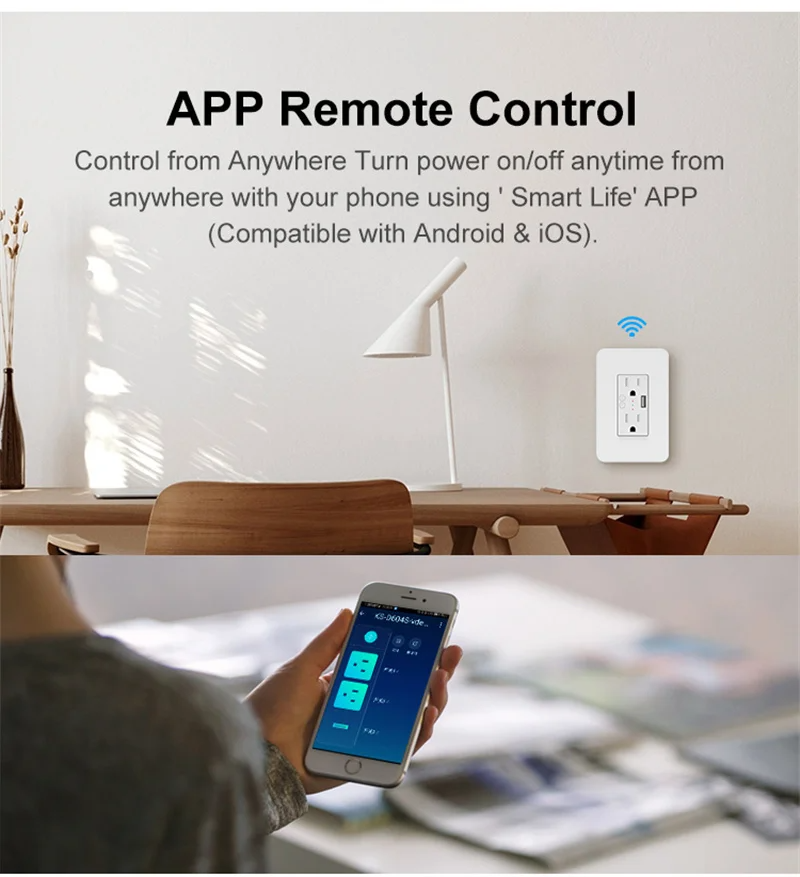 Milfra Wifi Smart Socket Doubl - Outdoor Usb Power Strip reseña y precio