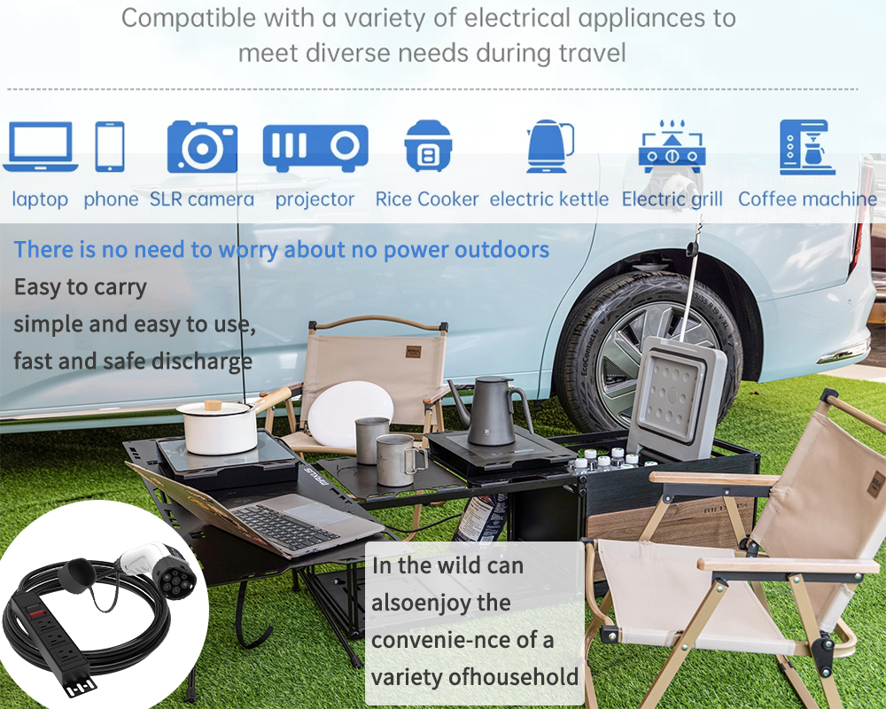 WUFEN Portable Type 2 V2L Cabl - Outdoor Power Inc reseña y precio