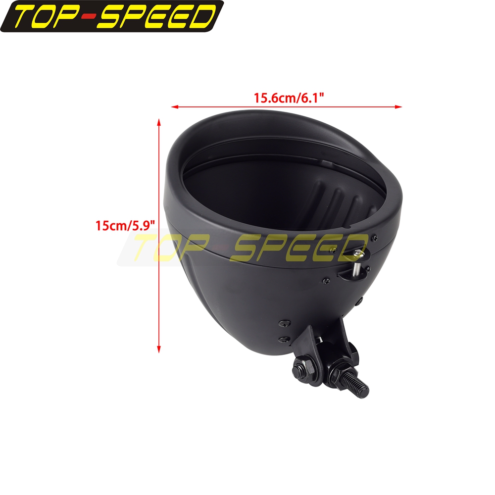 Black/Chrome Motorcycle Headla - Outdoor Power Usa reseña y precio