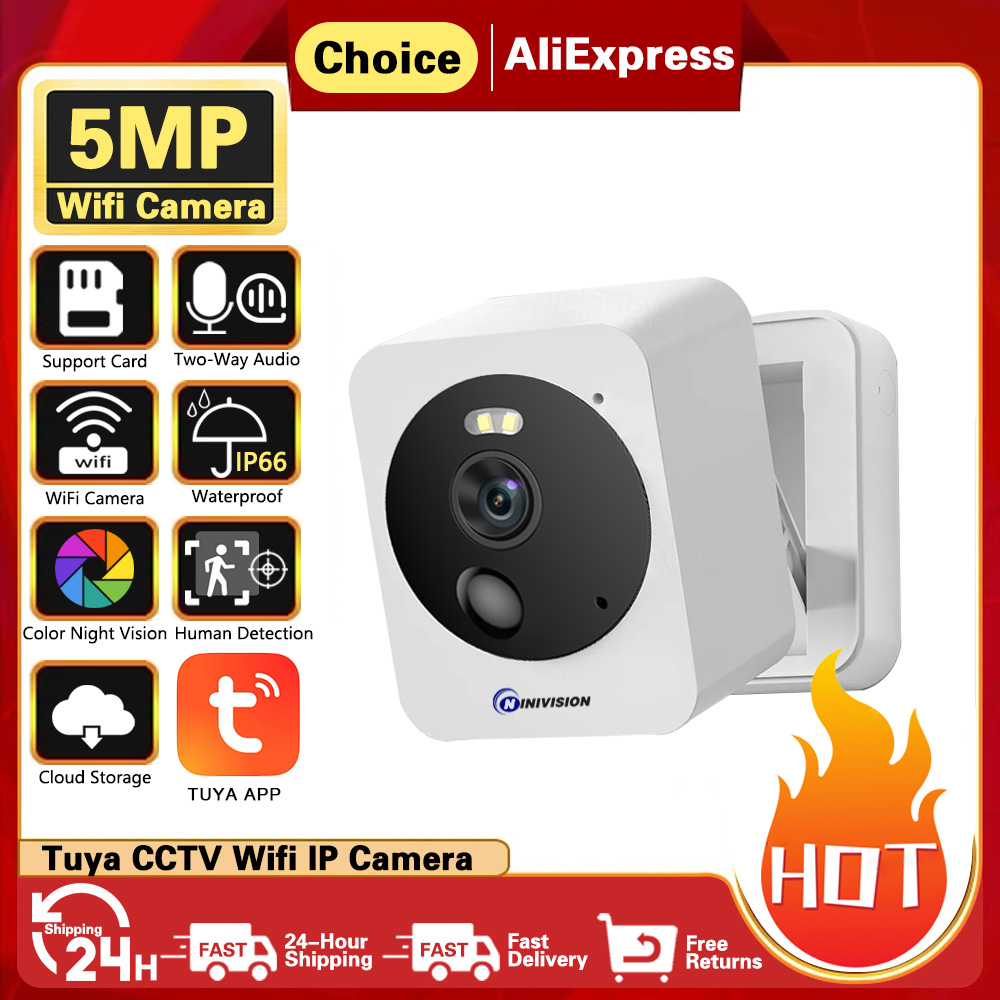 5MP Wifi Smart Home Baby Monit - Outdoor Power Block reseña y precio