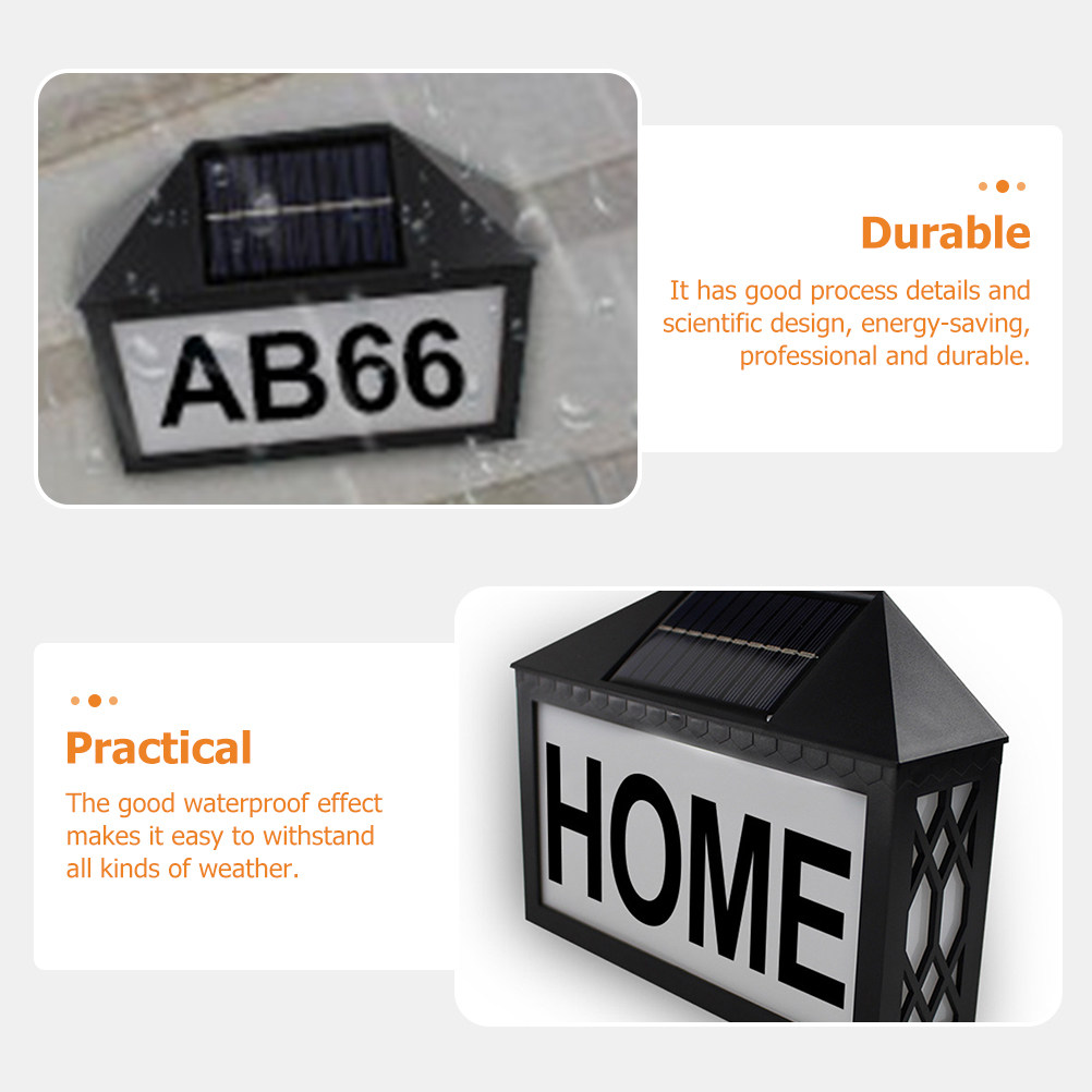 Number Solar Light Bright LED  - Outdoor Power Number reseña y precio